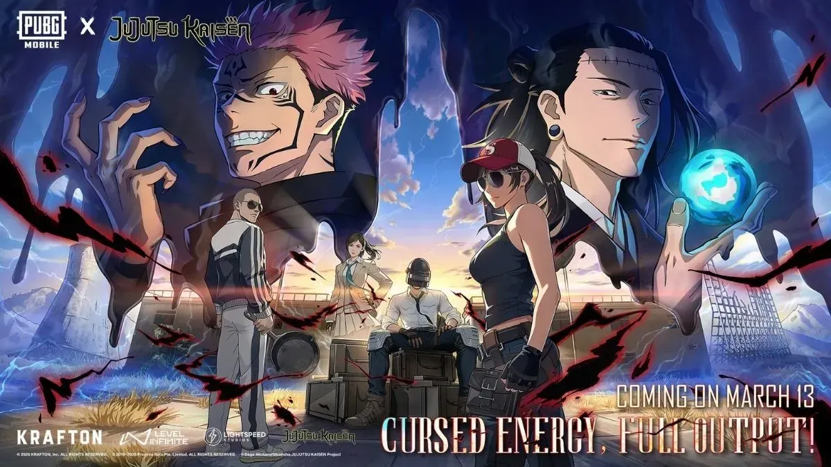 PUBG Mobile Jujutsu Kaisen Collaboration Returns March 13